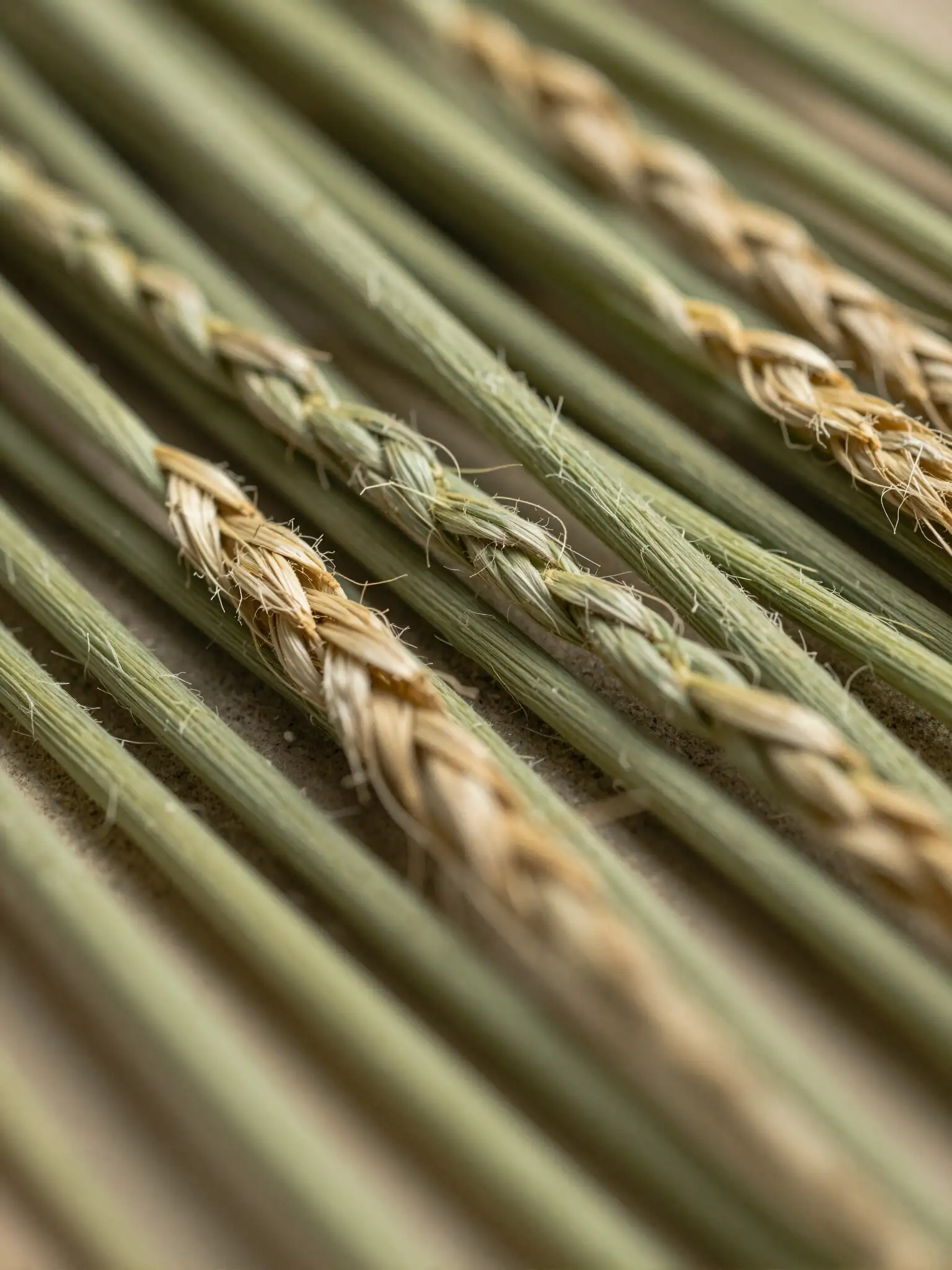Close-up of ripe grass seed heads in a pasture